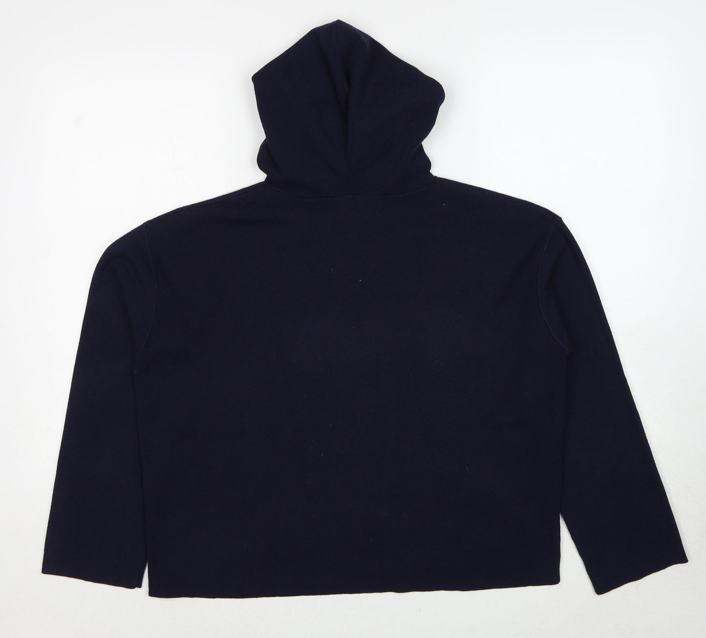 Fashion Union Womens Blue Polyester Pullover Hoodie Size 8 Pullover