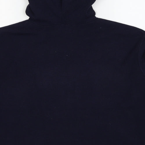 Fashion Union Womens Blue Polyester Pullover Hoodie Size 8 Pullover