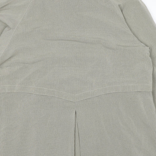 Debenhams Womens Beige Overcoat Coat Size 12 Button