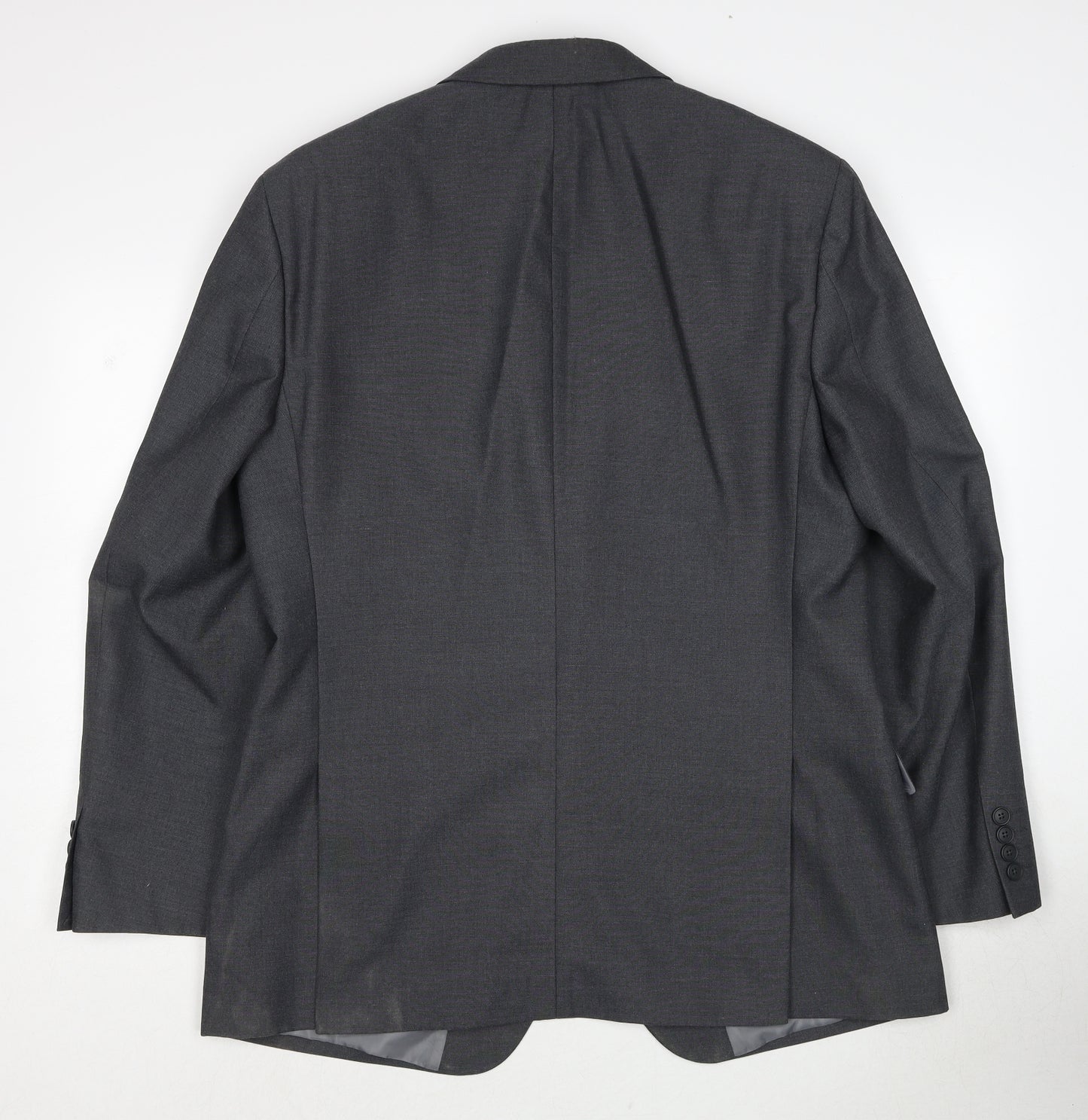 Marks and Spencer Mens Grey Polyester Jacket Suit Jacket Size 42 Regular
