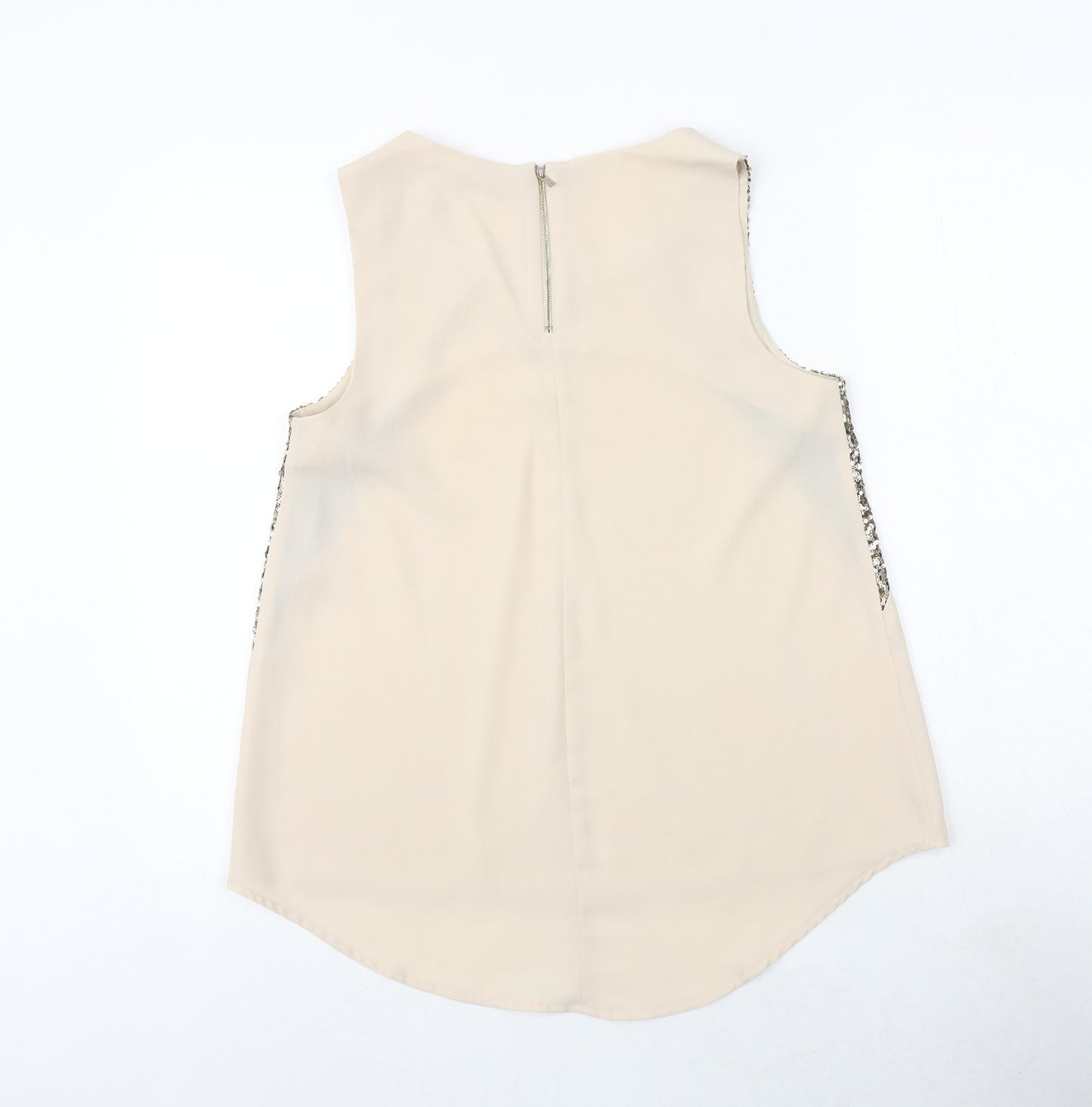 FOREVER 21 Womens Pink Polyester Basic Tank Size S Round Neck