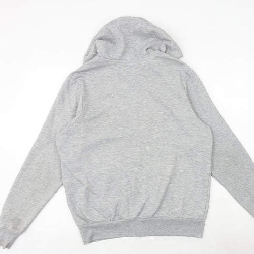 Slazenger Mens Grey Cotton Full Zip Hoodie Size XS