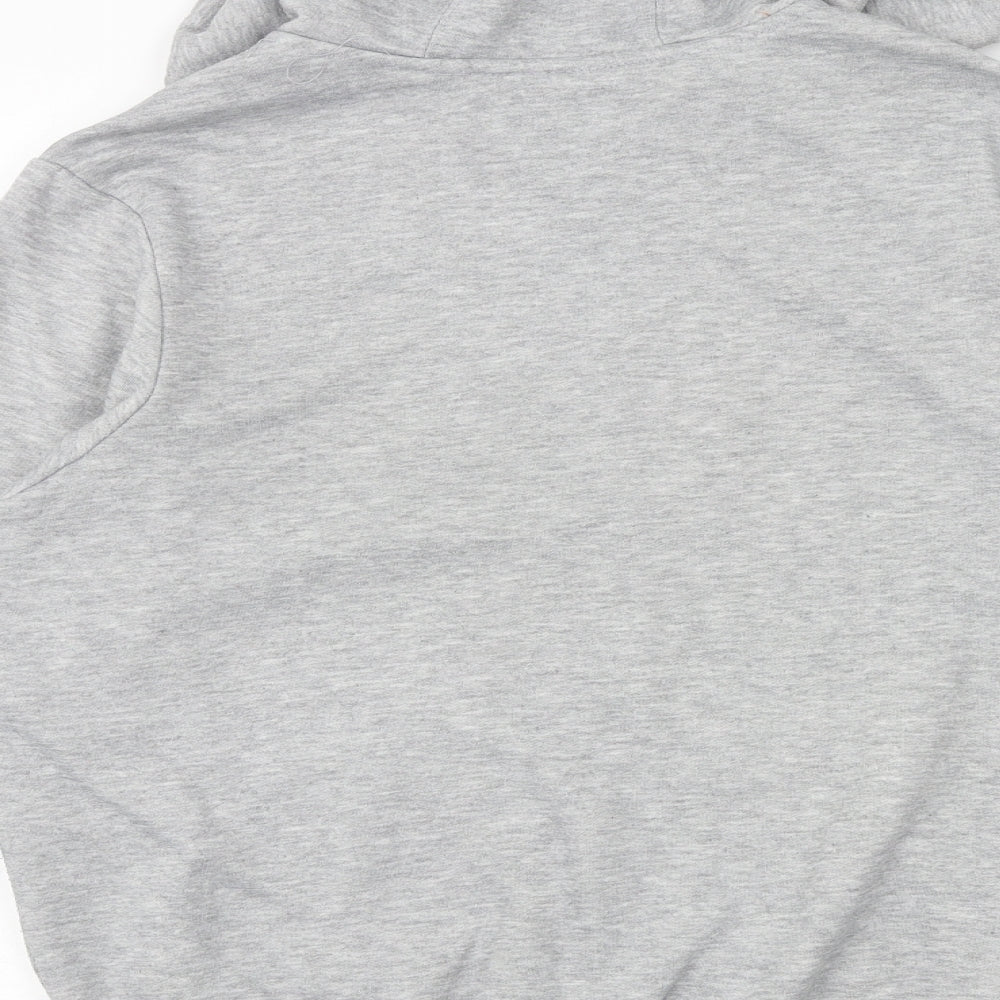 Slazenger Mens Grey Cotton Full Zip Hoodie Size XS