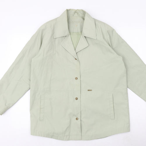 Astraka Womens Green Jacket Size M Snap