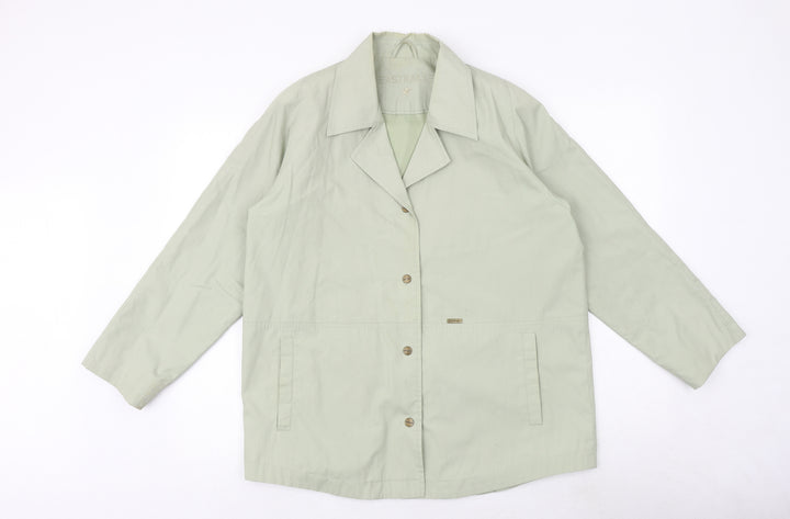 Astraka Womens Green Jacket Size M Snap