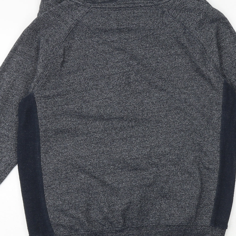 Genetic Apparel Mens Blue Cotton Full Zip Sweatshirt Size S