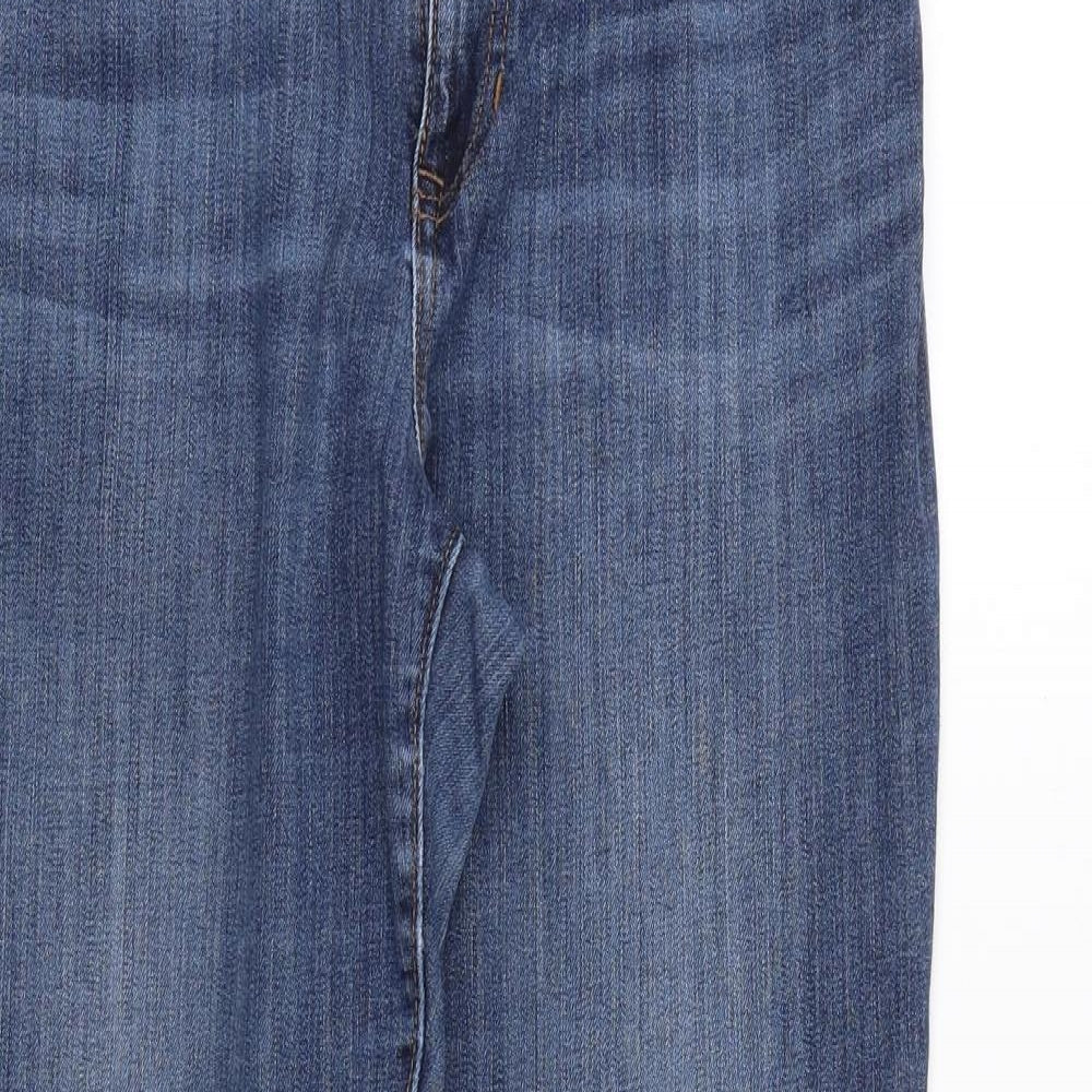 Gap Womens Blue Cotton Skinny Jeans Size 34 in Regular Zip