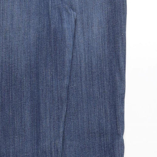 Gap Womens Blue Cotton Skinny Jeans Size 34 in Regular Zip