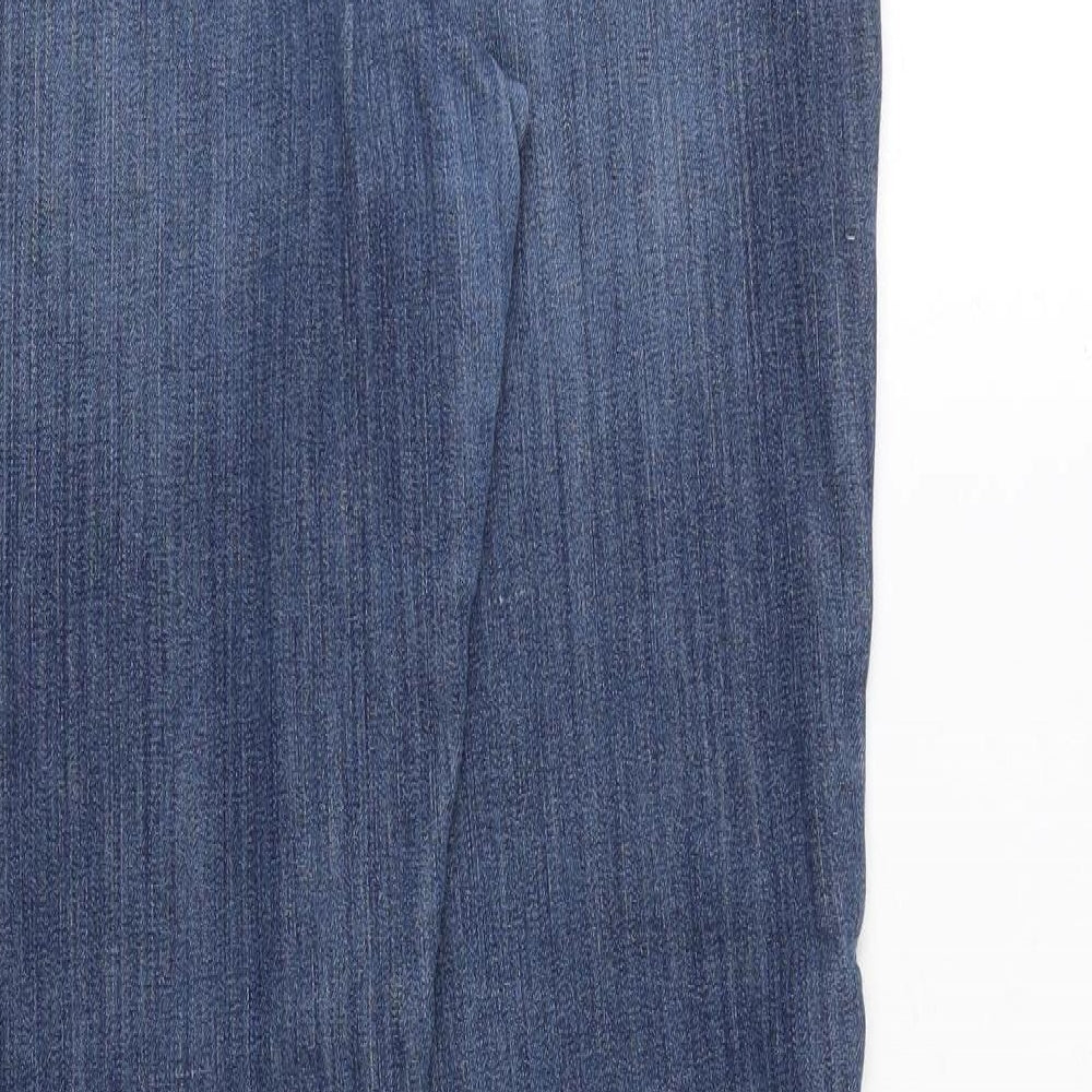 Gap Womens Blue Cotton Skinny Jeans Size 34 in Regular Zip