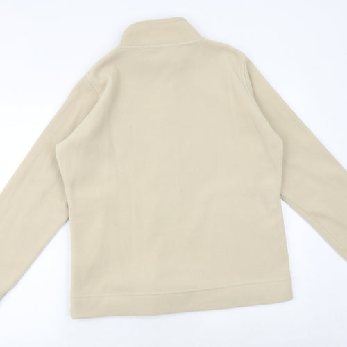 EWM Womens Beige Jacket Size M Zip - Size 14-16