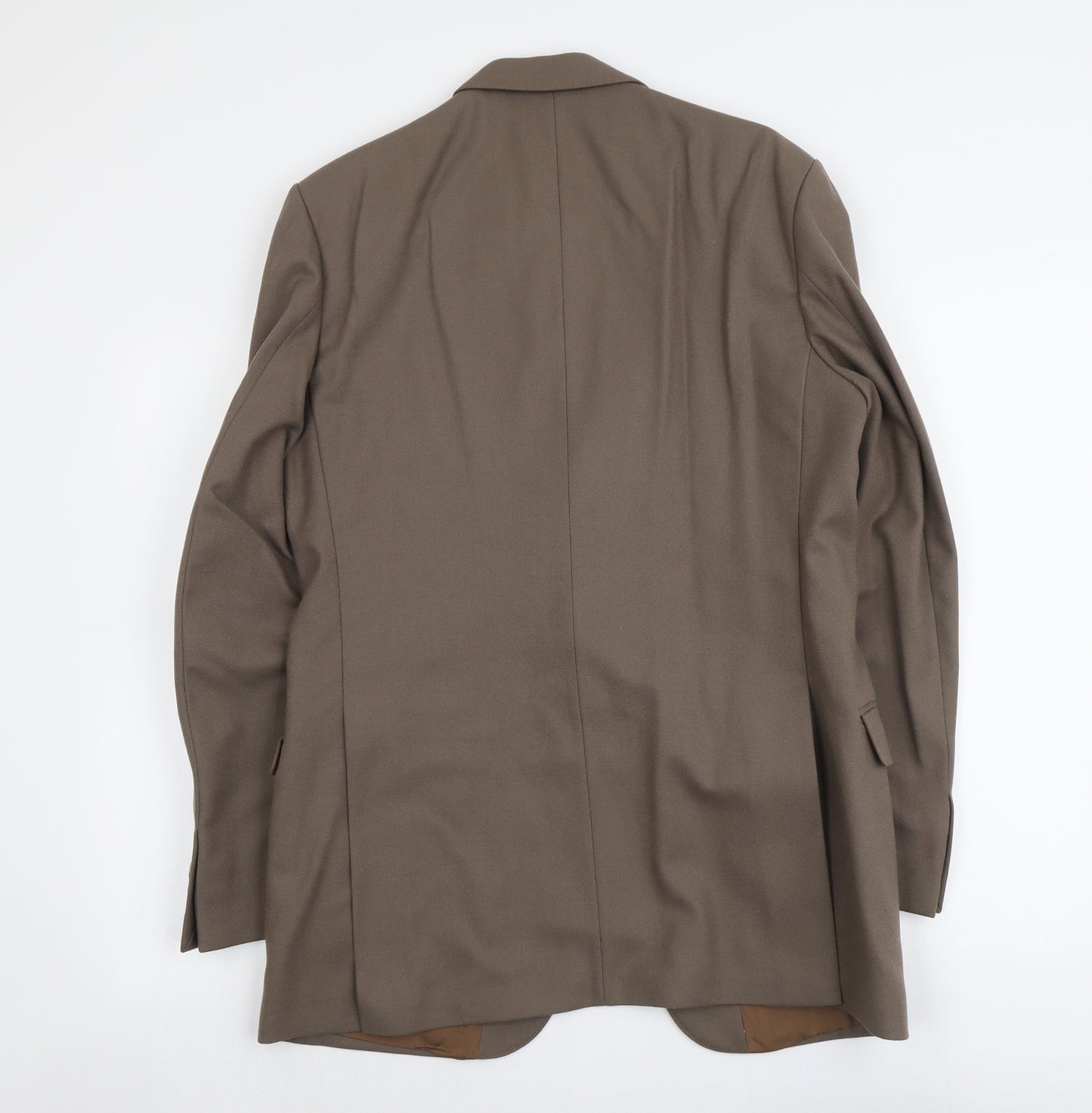 Francis Galay Mens Brown Wool Jacket Suit Jacket Size M Regular
