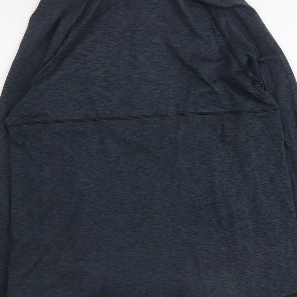 New Look Womens Blue Polyester Pullover Sweatshirt Size S Pullover