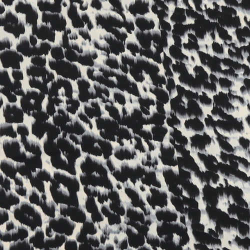 Capsule Womens Beige Animal Print Polyester Basic Blouse Size 12 Round Neck - Leopard Print