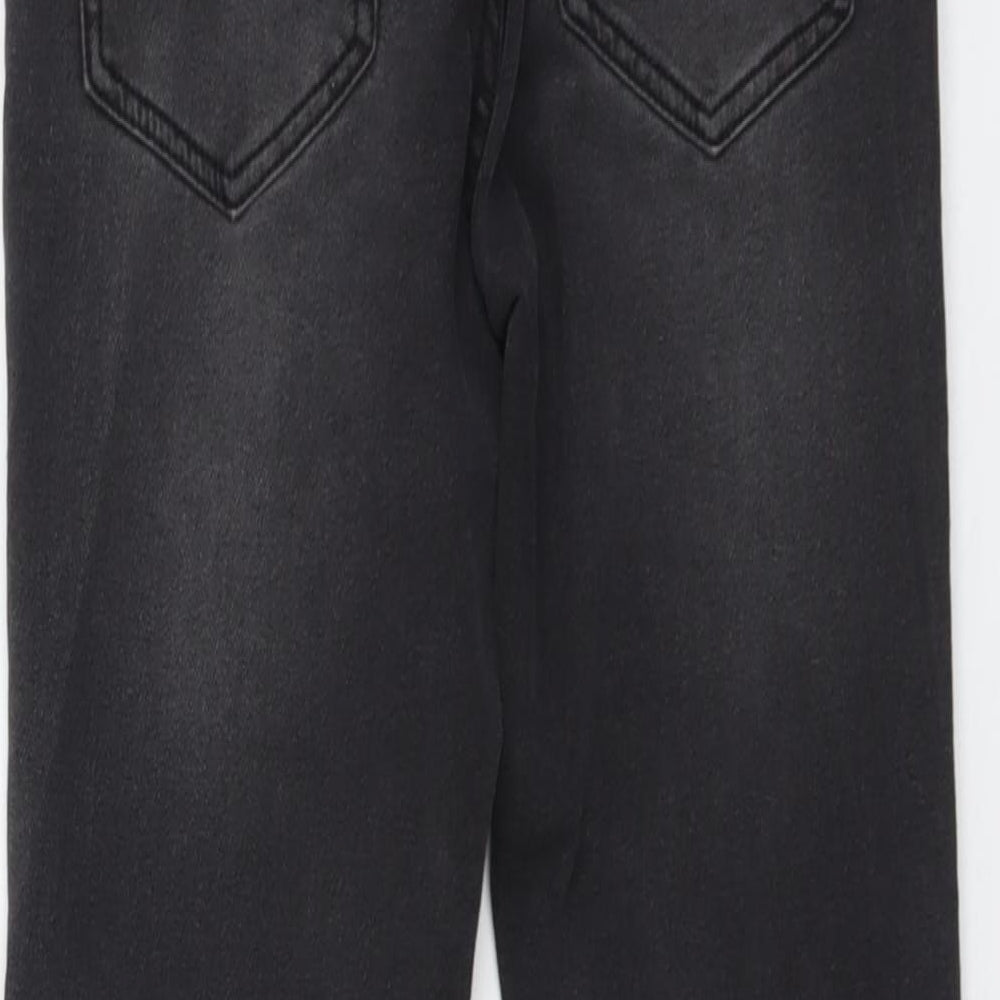 NEXT Boys Grey Cotton Skinny Jeans Size 12 Years Regular Button