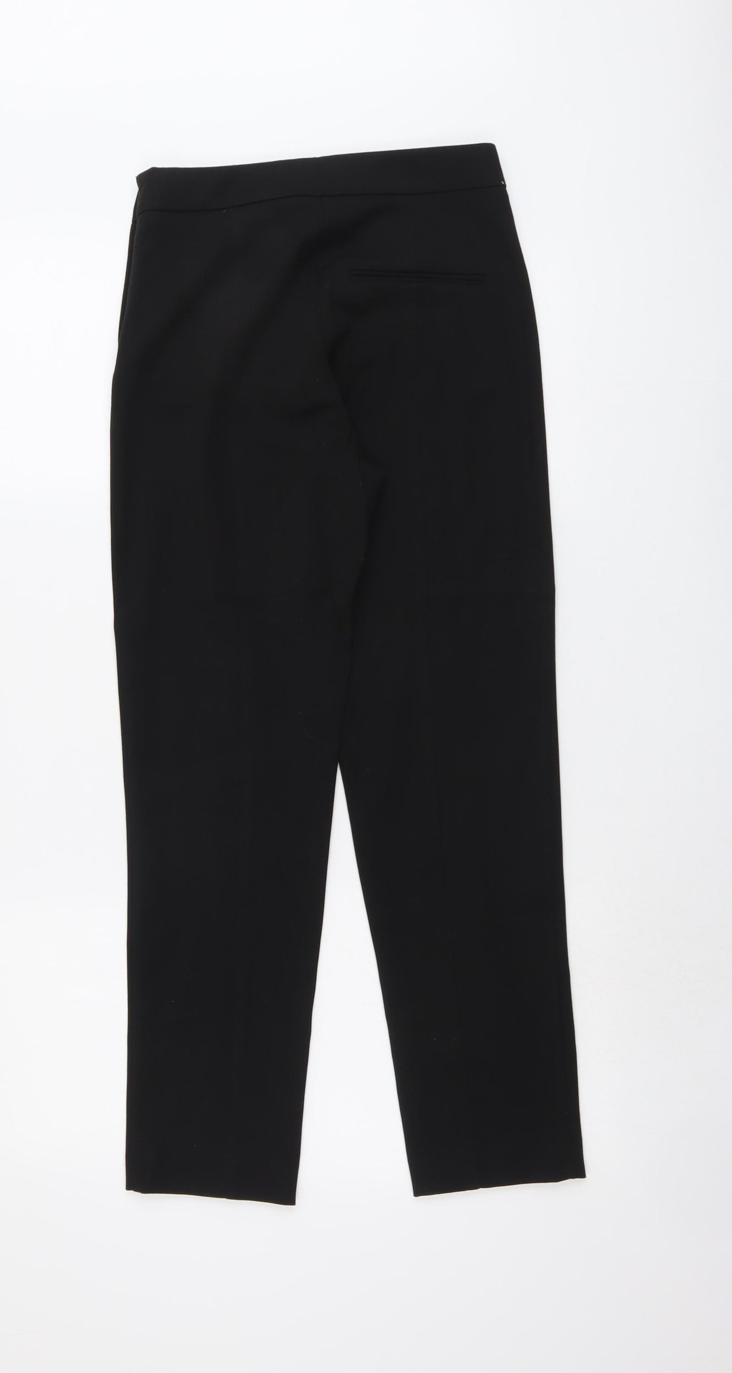 H&M Womens Black Polyester Jegging Trousers Size 6 L27 in Regular Zip