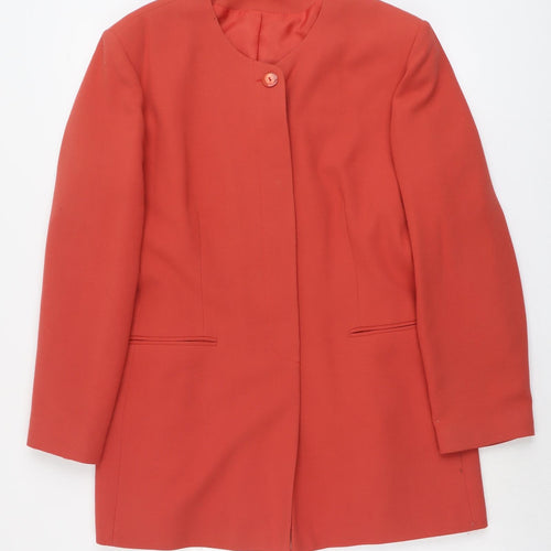 Richards Womens Red Jacket Size 18 Button