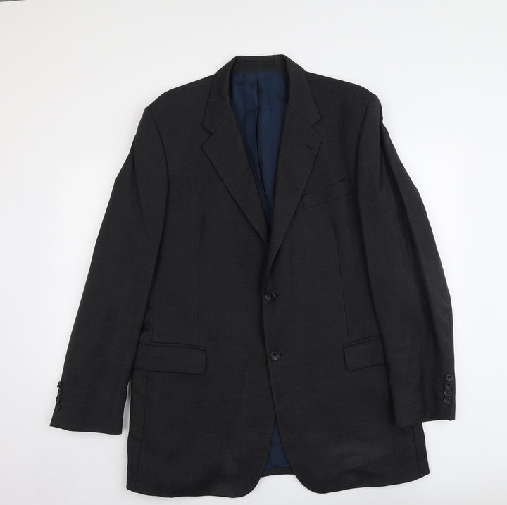 Roderick Charles Mens Grey Wool Jacket Suit Jacket Size 44 Regular