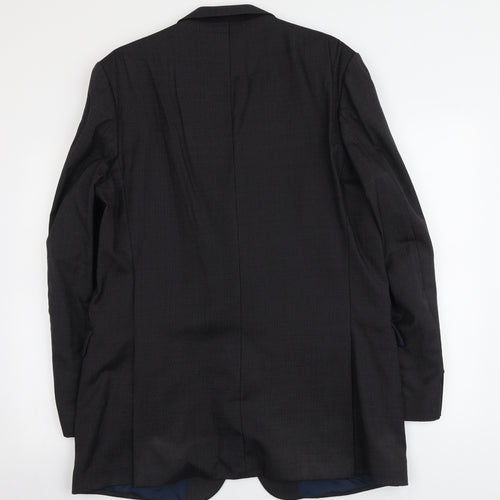 Roderick Charles Mens Grey Wool Jacket Suit Jacket Size 44 Regular