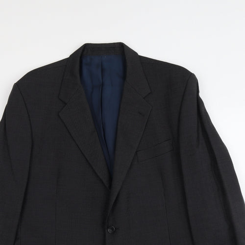 Roderick Charles Mens Grey Wool Jacket Suit Jacket Size 44 Regular