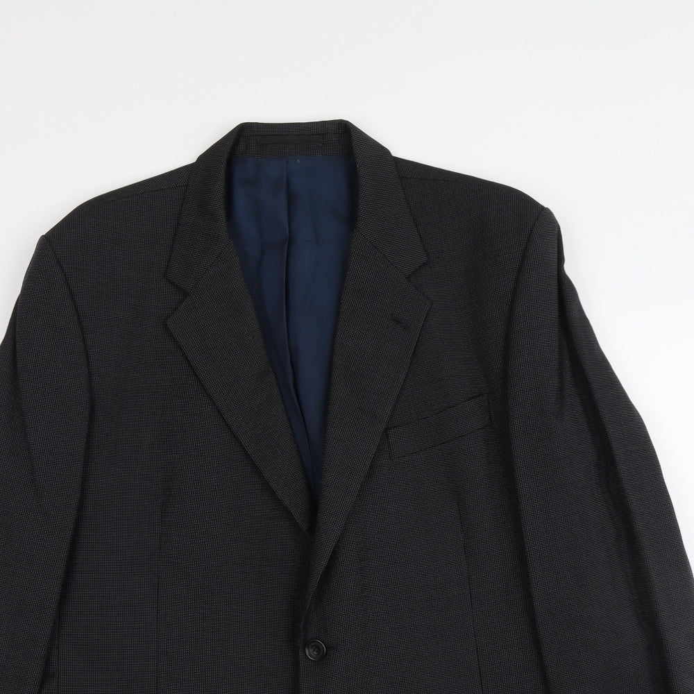 Roderick Charles Mens Grey Wool Jacket Suit Jacket Size 44 Regular