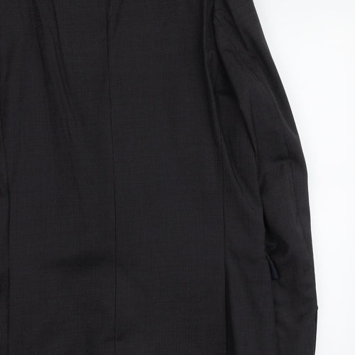 Roderick Charles Mens Grey Wool Jacket Suit Jacket Size 44 Regular