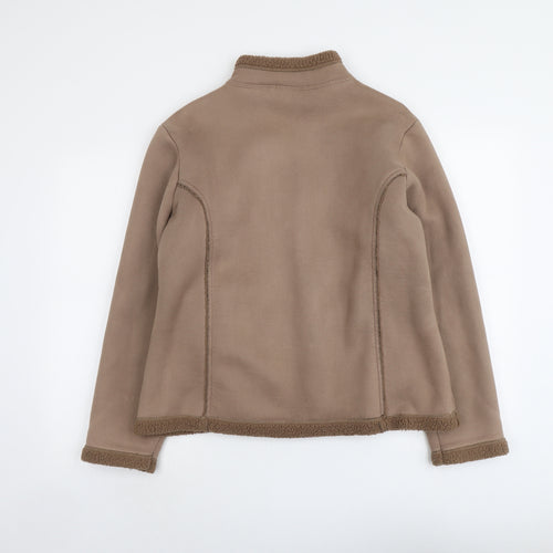 Mackays Womens Beige Jacket Size L Zip