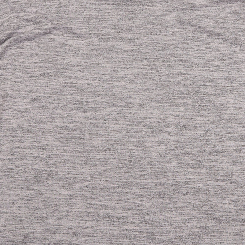 New Look Womens Grey Round Neck Polyester Pullover Jumper Size S