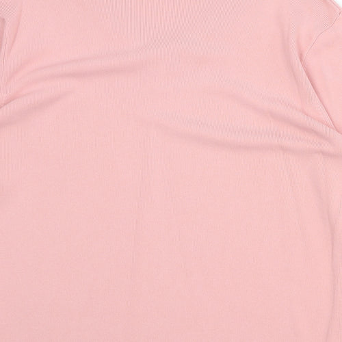 Touch Womens Pink V-Neck Viscose Pullover Jumper Size M