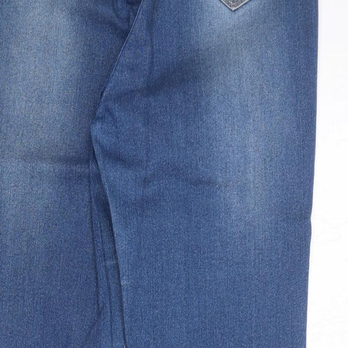 Bob Jeans Womens Blue Cotton Skinny Jeans Size 27 in Regular Zip