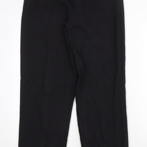 Bonmarché Womens Black Polyester Trousers Size 12 Regular