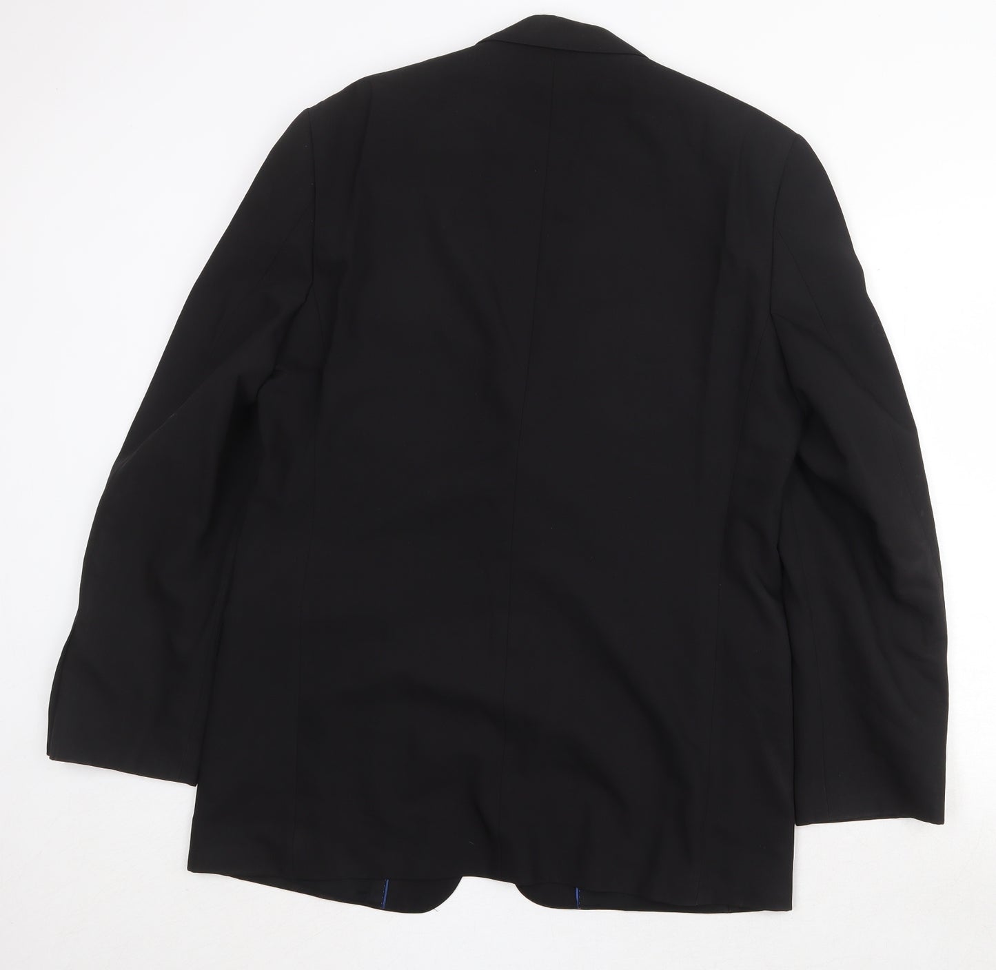 Voyager Mens Black Polyester Jacket Suit Jacket Size 40 Regular