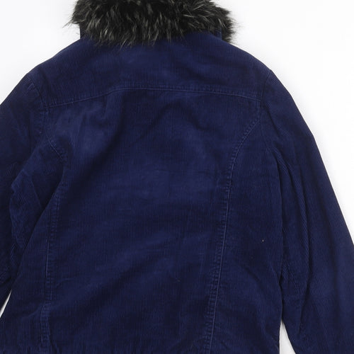 BHS Womens Blue Jacket Size 12 Zip