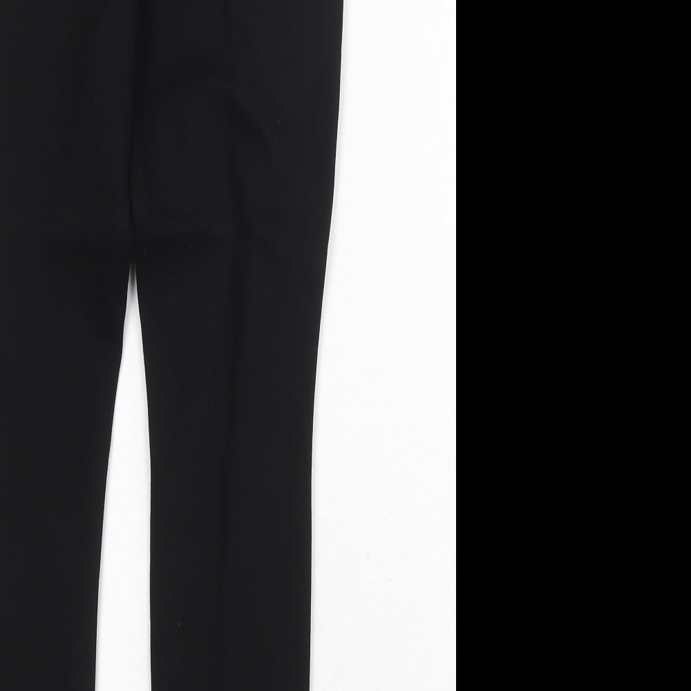 NEXT Womens Black Viscose Carrot Leggings Size 8