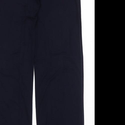 Marks and Spencer Womens Blue Viscose Trousers Size 10 Regular