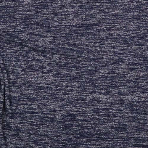 Gap Womens Blue V-Neck Polyester Pullover Jumper Size L