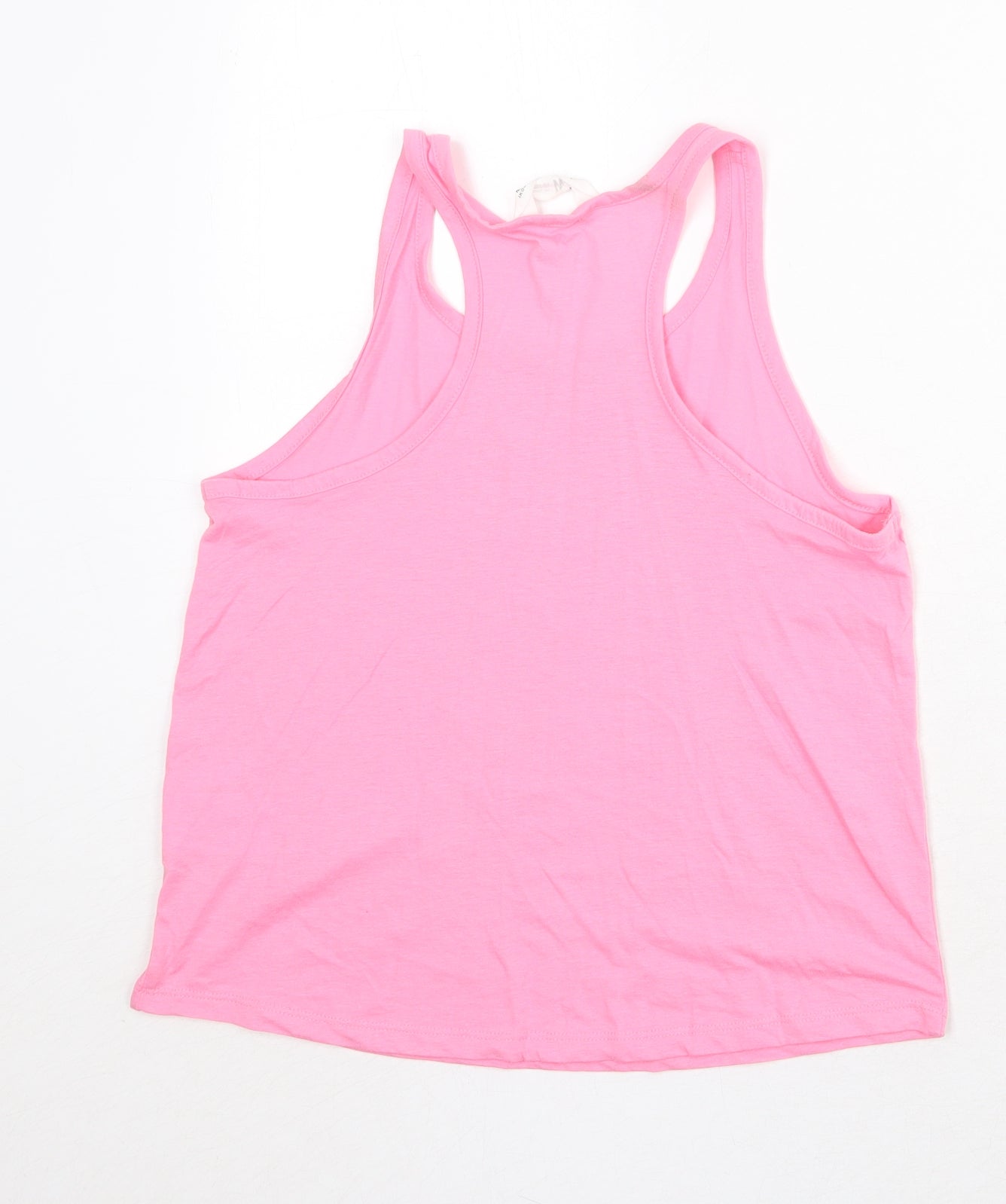 H&M Girls Pink Cotton Pullover Tank Size 12-13 Years Scoop Neck Pullover - Miami Florida
