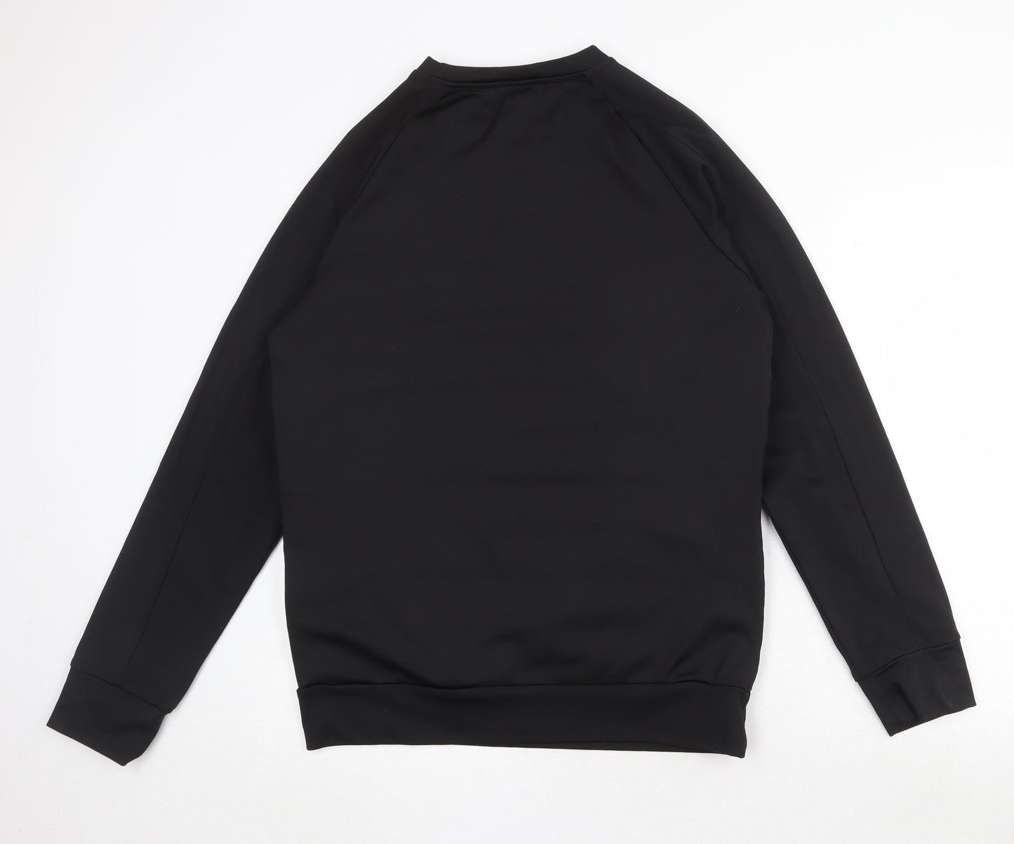 Boohoo Mens Black Polyester Pullover Sweatshirt Size M
