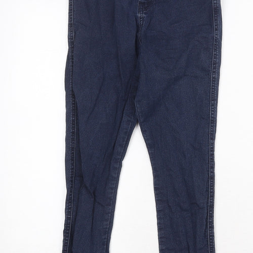 ASOS Womens Blue Cotton Skinny Jeans Size 28 in Regular Zip