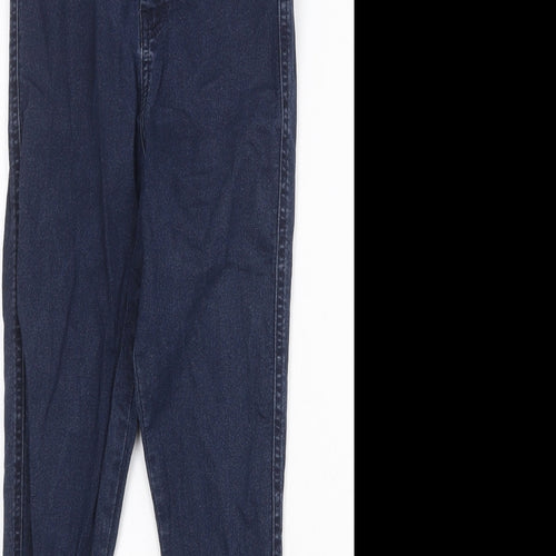 ASOS Womens Blue Cotton Skinny Jeans Size 28 in Regular Zip