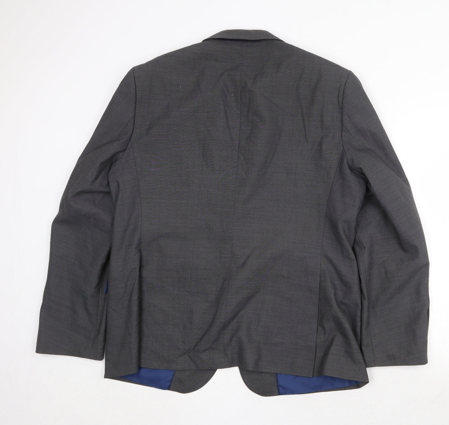 Marks and Spencer Mens Grey Wool Jacket Suit Jacket Size 44 Regular