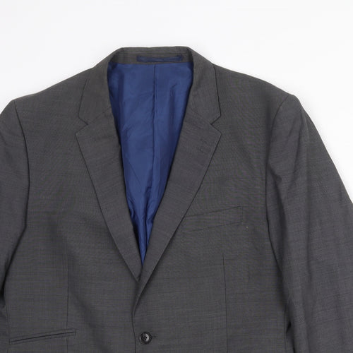 Marks and Spencer Mens Grey Wool Jacket Suit Jacket Size 44 Regular