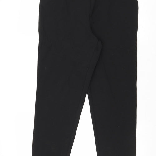 ASOS Womens Black Polyester Carrot Trousers Size 10 Regular