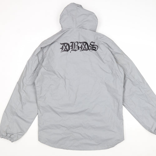 DBDS Clothing Mens Silver Jacket Size L Zip