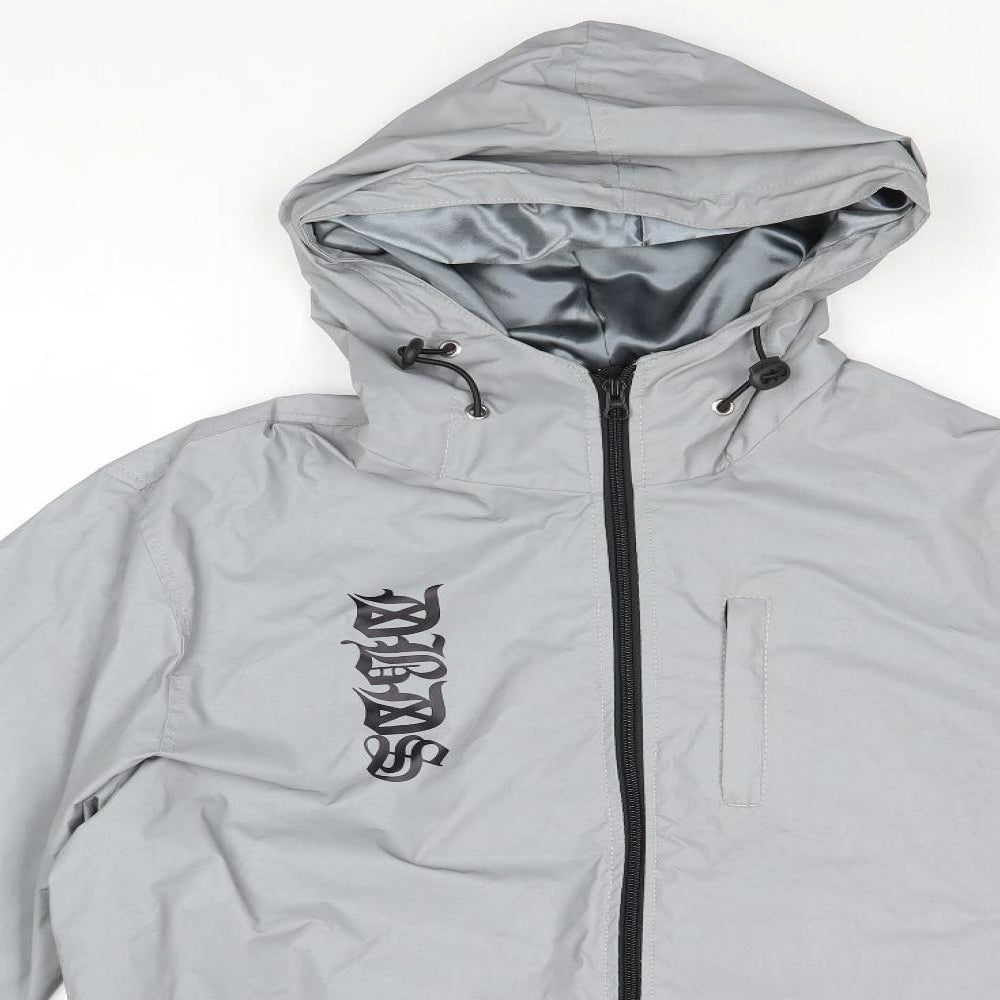 DBDS Clothing Mens Silver Jacket Size L Zip