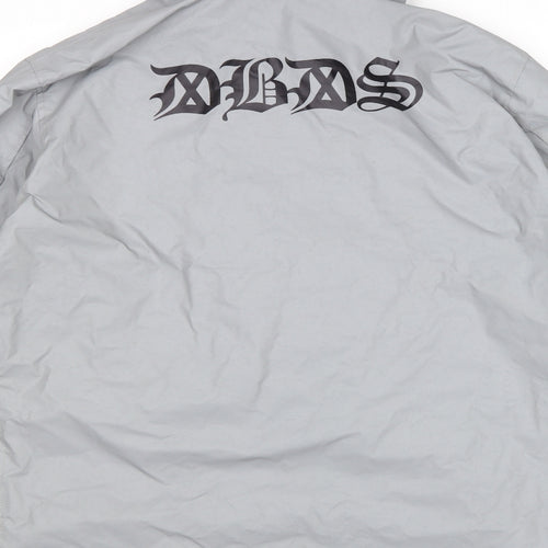 DBDS Clothing Mens Silver Jacket Size L Zip