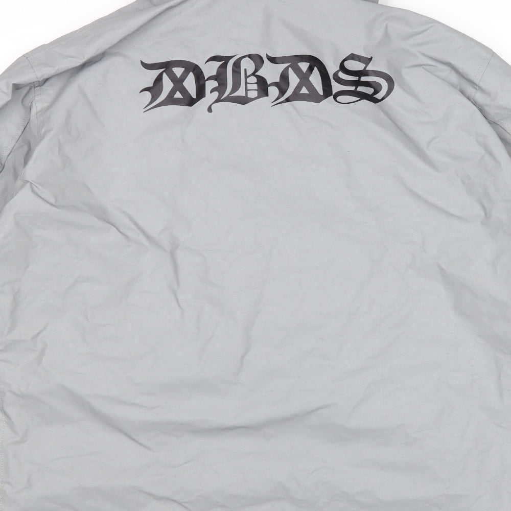 DBDS Clothing Mens Silver Jacket Size L Zip