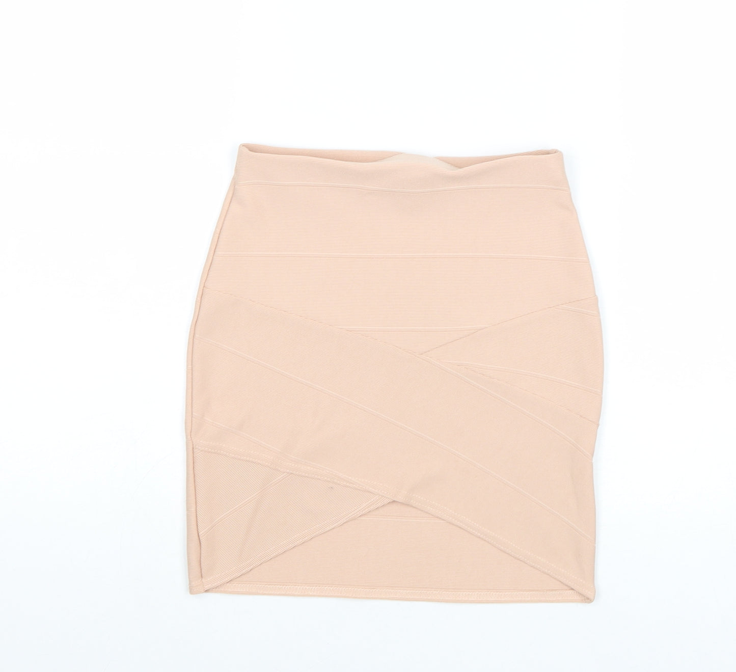 Missguided Womens Pink Polyester Bandage Skirt Size 4