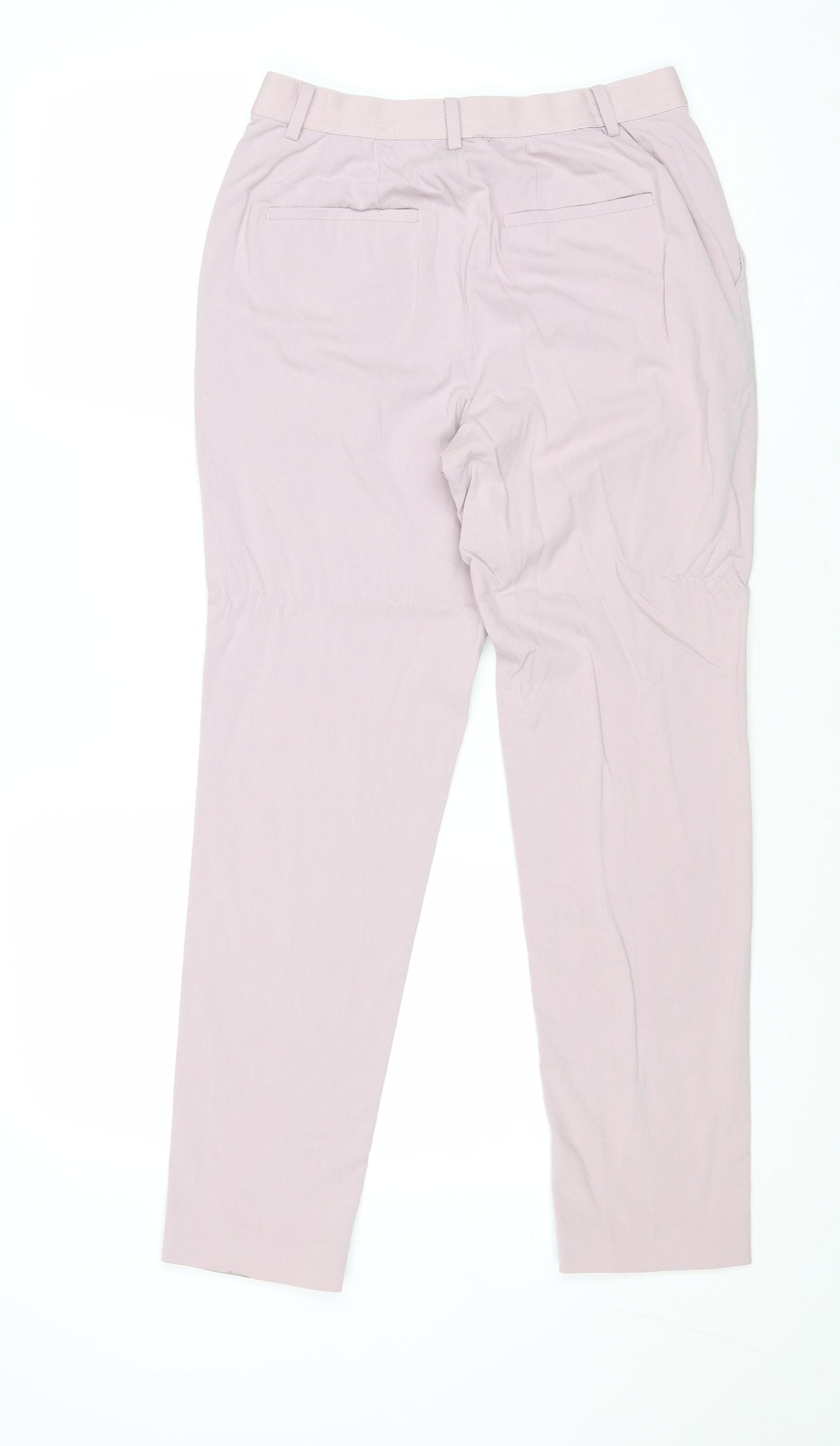 Uniqlo Womens Purple Polyester Trousers Size S Regular