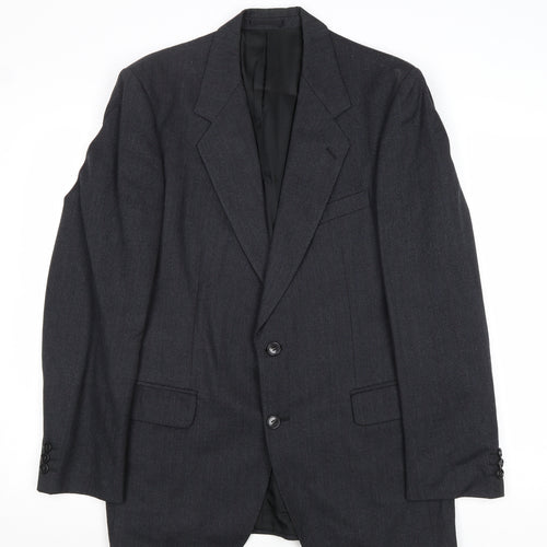 Calders Mens Grey Wool Jacket Suit Jacket Size 38 Regular