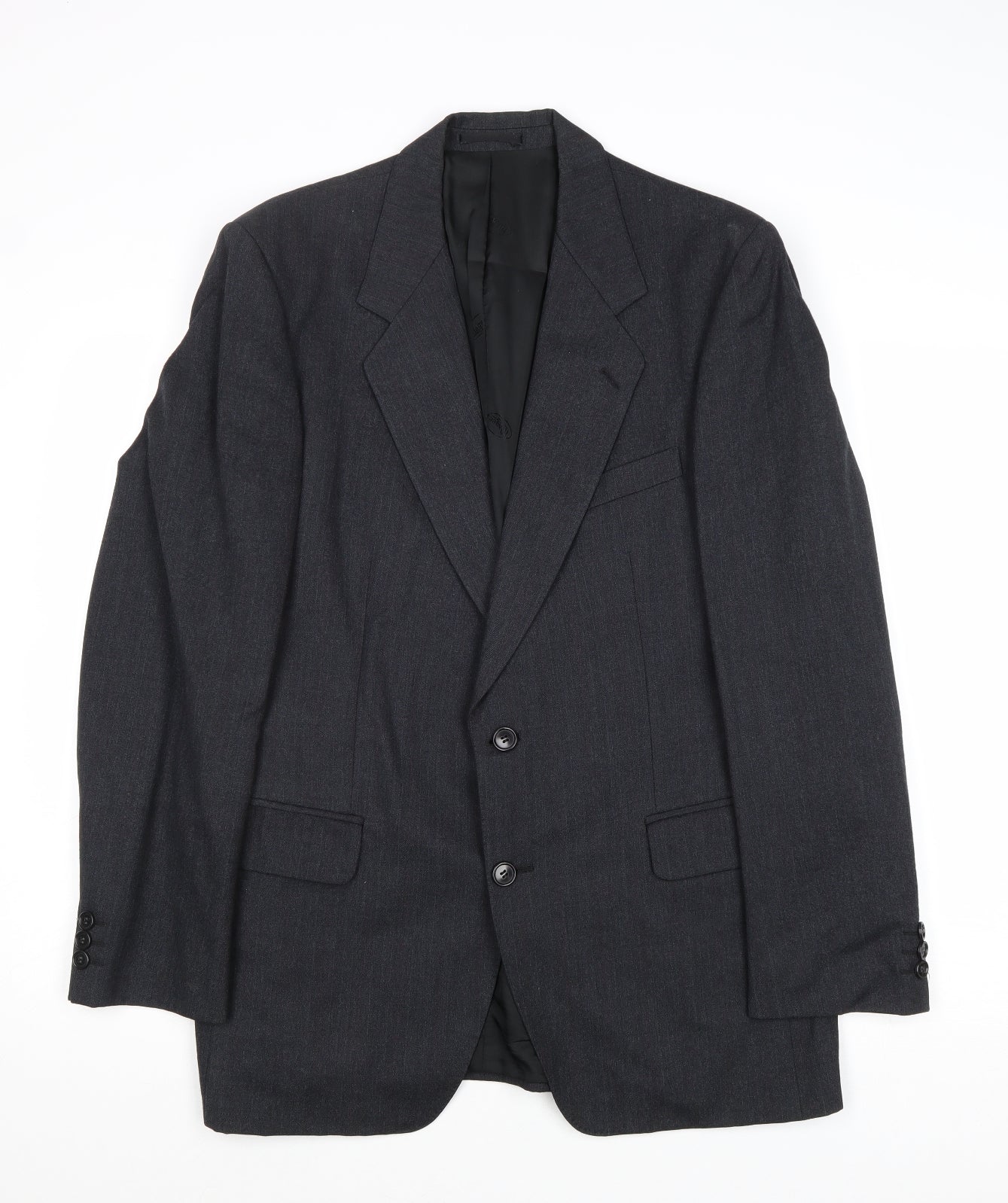 Calders Mens Grey Wool Jacket Suit Jacket Size 38 Regular